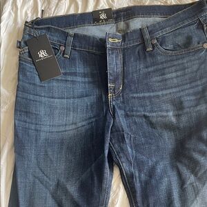 Rock & Republic Women's Dark Blue Boot Cut Jeans